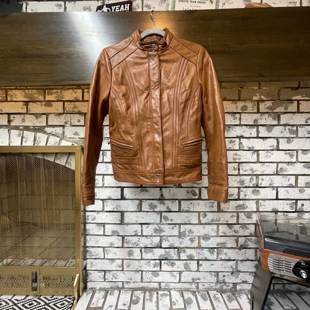 women’s Brown Leather Jacket